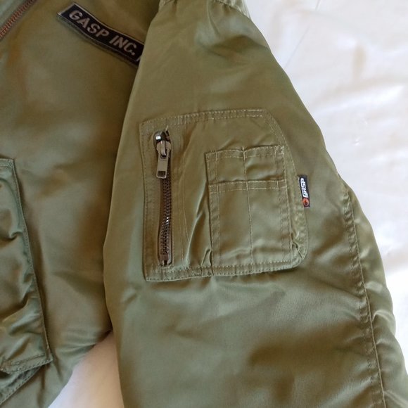 Gasp B15 Air Frame inspired flight bomber utility jacket Size XL - Picture 7 of 10